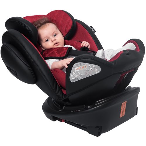 LORELLI AVIATOR Autosjedalica SPS 360° Isofix Black & Red 0-12 godina/0-36 kg (0+/1/2/3) slika 9