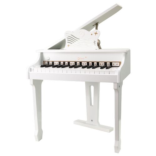 Classic World Muzička igračka Veliki Klavir Beli slika 3