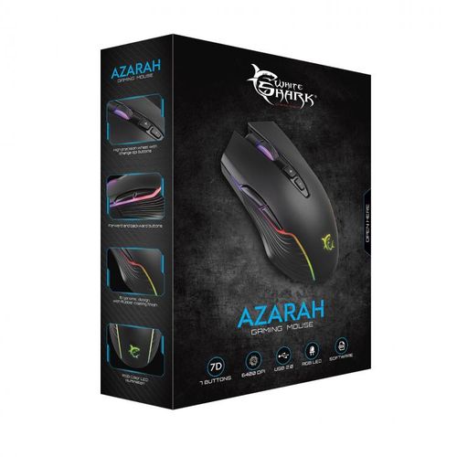 White Shark miš GM-5003 AZARAH RGB / 6.400 dpi slika 7