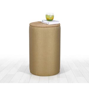 Filika - Gold Gold Pouffe