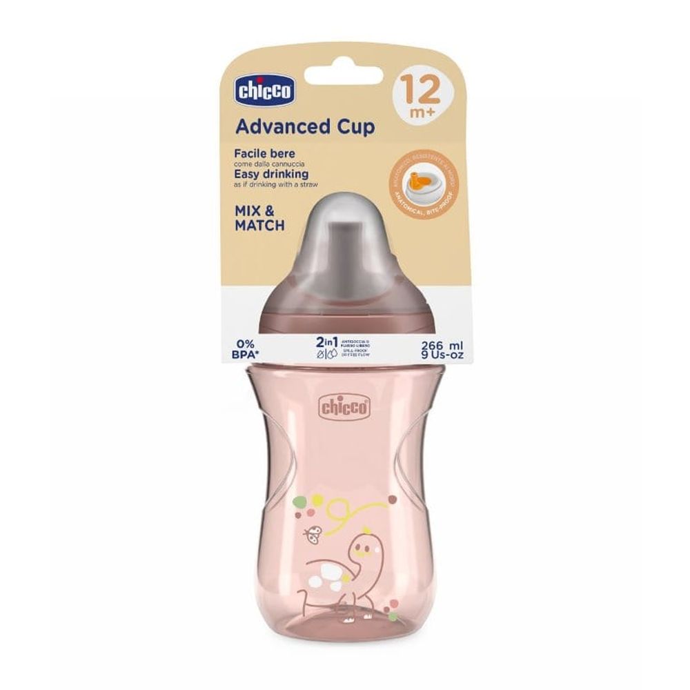 Chicco Čaša za bebe Advanced 266ml, Pink slika 7