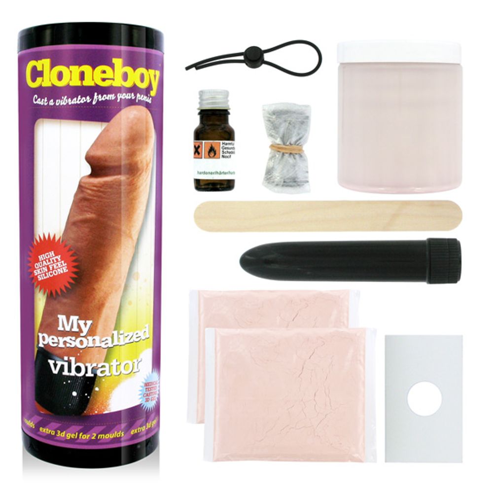 Komplet Cloneboy - Cast Your Own Vibrator, kožne boje slika 3