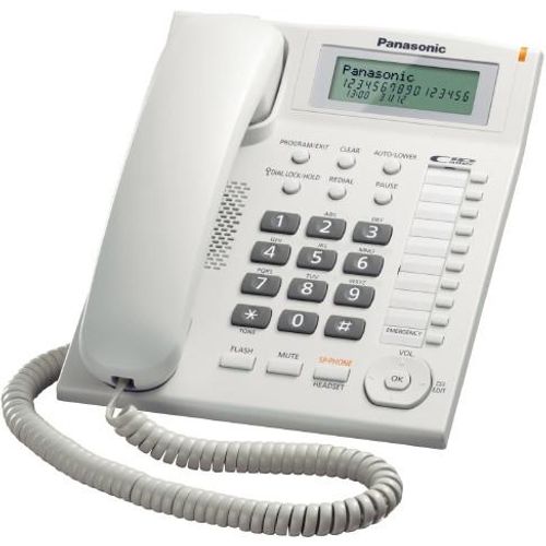 Panasonic telefon KX-TS 880W, bijela slika 1