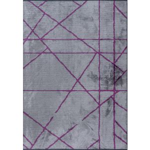 Tepih GRID LIGHT GREY, 240 x 340 cm