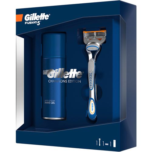 Gillette Poklon paket Brijač Fusion5 + Gel za brijanje Sensitive slika 2