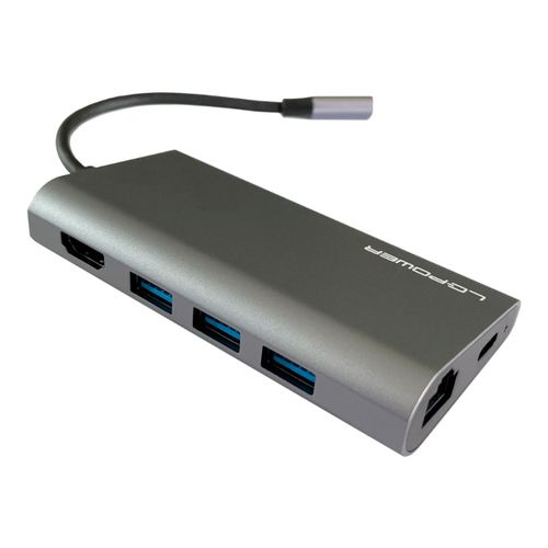 LC-Power USB C multi 5, USB3.0, HDMI, RJ45, SD, LC-HUB-C-MULTI-5 slika 1