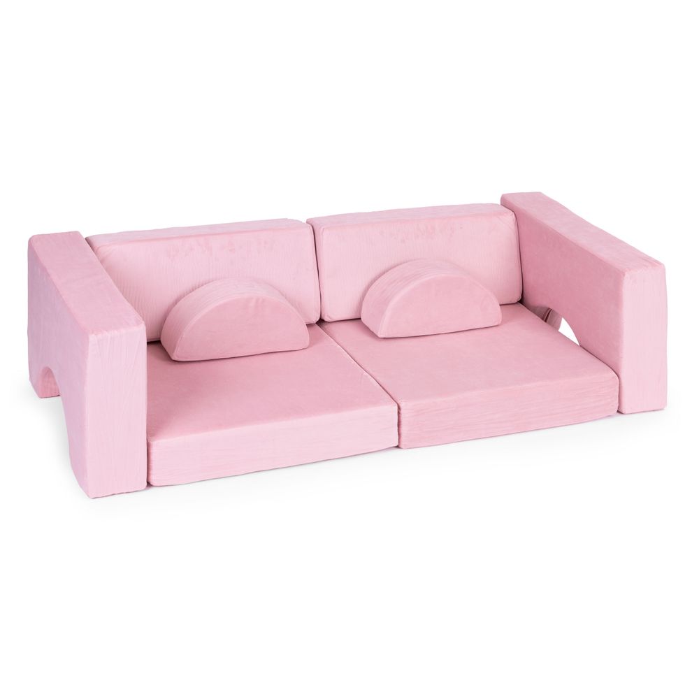 Ecotoys DIY modularna sofa sa 8 jastuka - pink slika 6