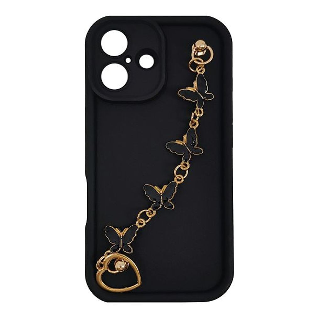 MM TPU IPHONE 16 - SILICONE CANDY WRIST STRAP Bl Butterfly slika 1