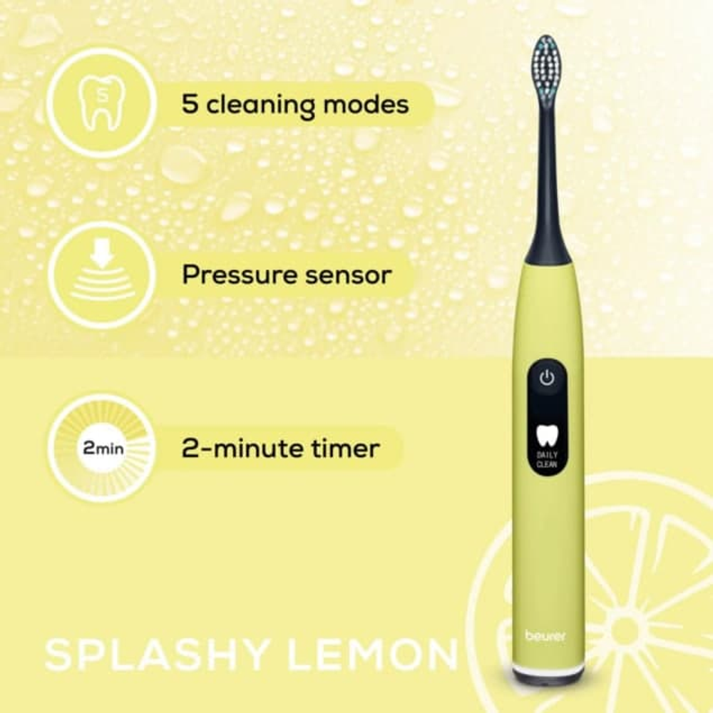 Beurer Električna četkica za zube SC 50 Splashy Lemon GP slika 4