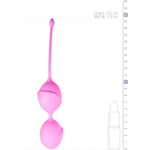 Vaginalne kuglice Easytoys, ružičaste slika 5