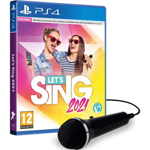Let's Sing 2021 - Single Mic Bundel, Playstation 4 slika 1
