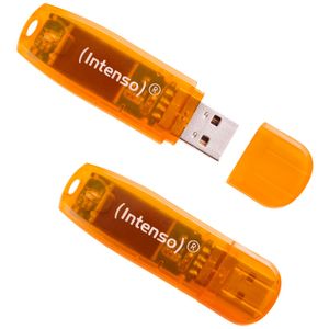 (Intenso) USB Flash drive 64GB Hi-Speed USB 2.0,Rainbow Line, 2 kom 