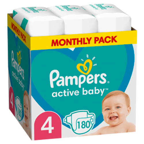 Pampers Active baby - mesečno pakovanje pelena XXL slika 3