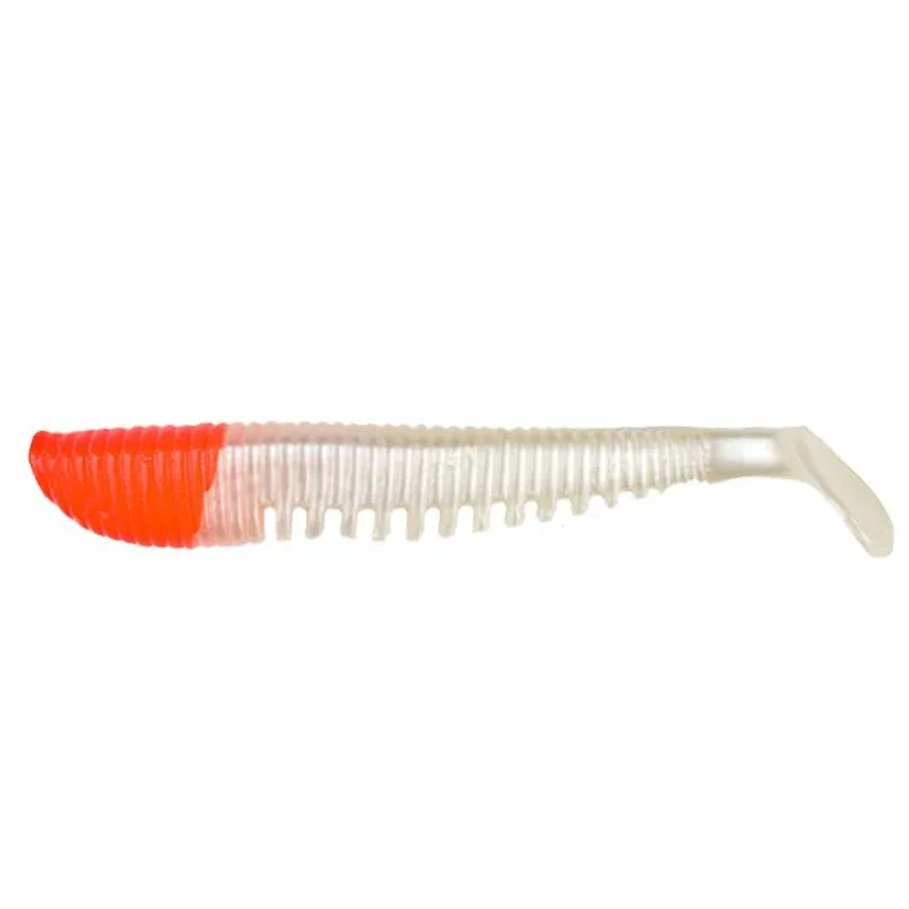 MATE silikonska varalica Ribs Shad 9.5cm 6kom RED HEAD (MT10182) slika 1