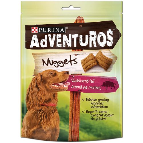 Adventuros Nuggets,  slasni jastučići s okusom veprovine, 90 g slika 1
