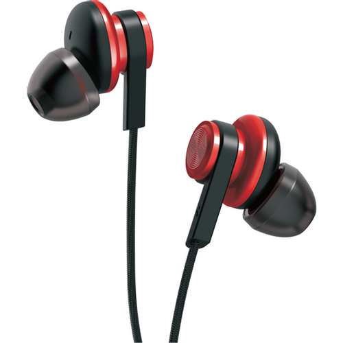 Slušalice ADDA EP-003-RD, Metal magnetic fusion, 3.5mm, s mikrofonom, crvene slika 1