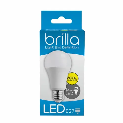 BRILLA LED ŽARULJA E27 A60 14W 3000K slika 1