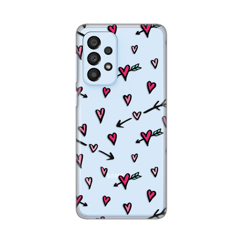 Torbica Silikonska Print Skin za Samsung A336B Galaxy A33 5G Hearts Pattern slika 1