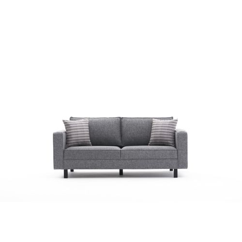 Atelier Del Sofa Dvosjed, Sivo, Kale Linen - Grey slika 6