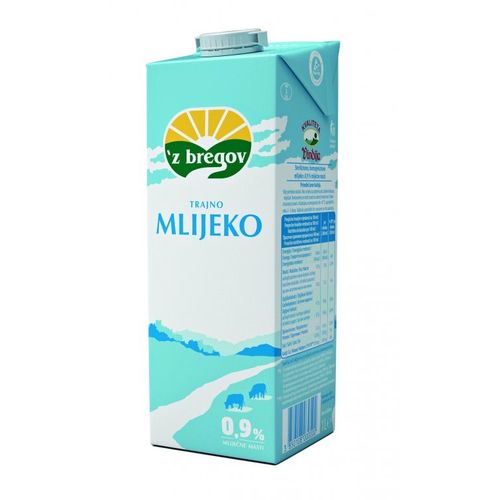 Z'bregov Trajno Mlijeko 0,9% 1l slika 1