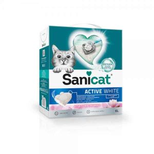 Sanicat Posip Za Mačke Active White Lotus 10 l