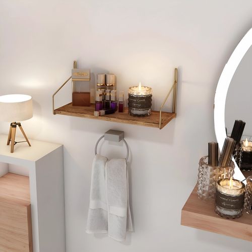 Dekoratif Duvar Rafı Gold
Brown Wall Shelf slika 1