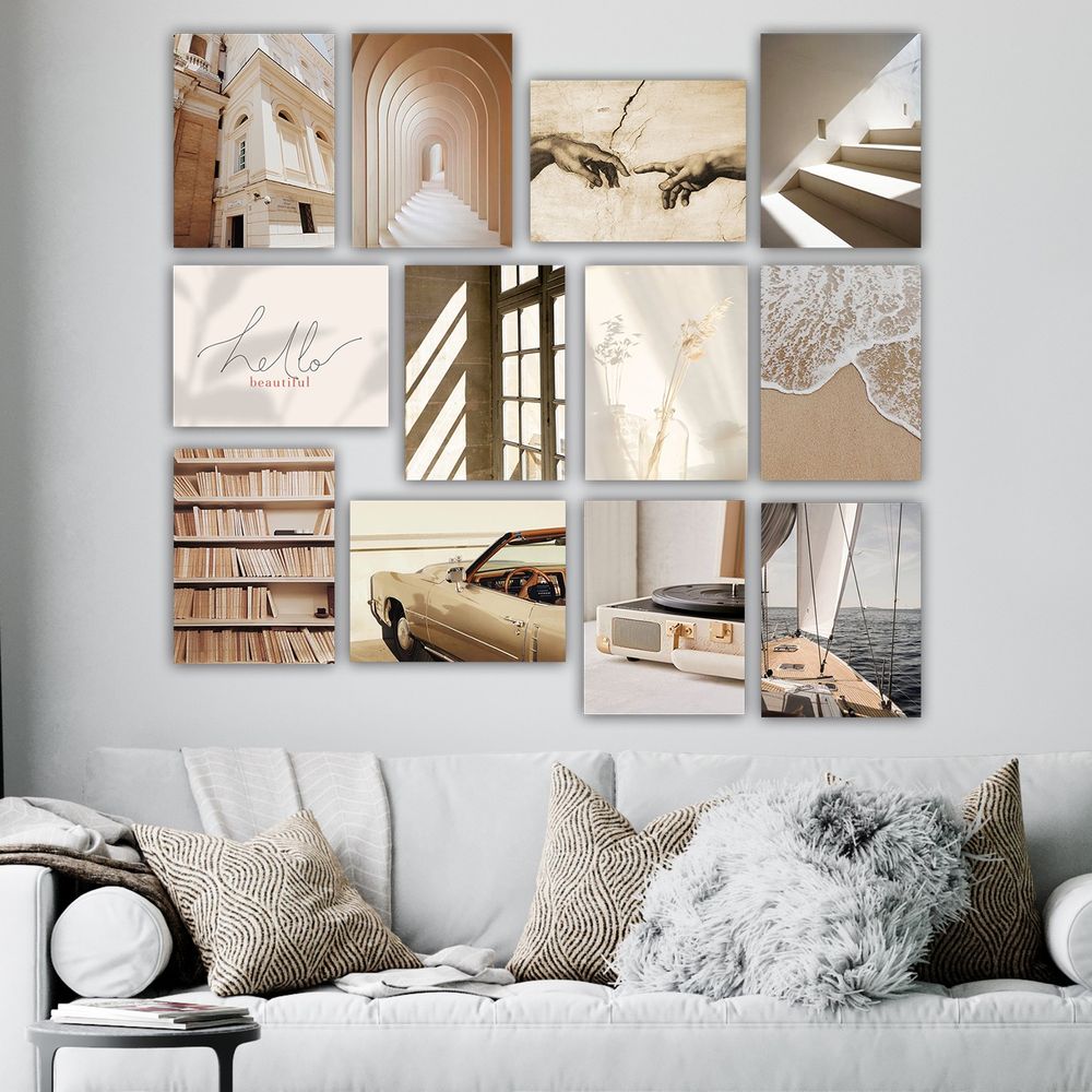 Dekorativna MDF Slika u Više Boja (12 Komada) - Model 12MDF41YS slika 1