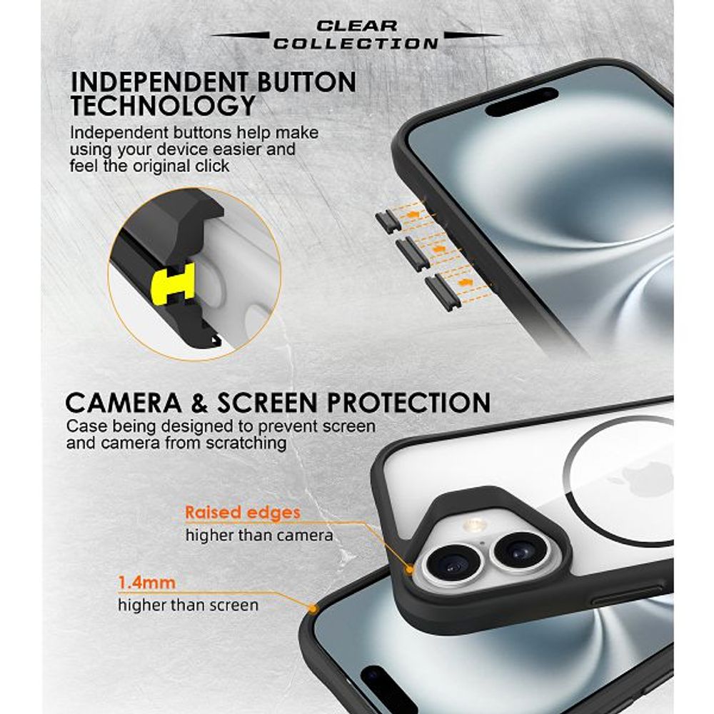 MM TPU SAM GALAXY S26 - DROP-PROOF COMBAT X BLACK MAGSAFE SLIM slika 4