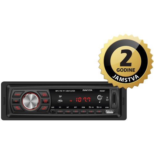 MANTA auto radio RS4507, BlueTooth, MP3, SD, USB, 4x10W, ISO, Handsfree slika 1