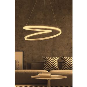 Whirpool - White, Yellow Light White Chandelier