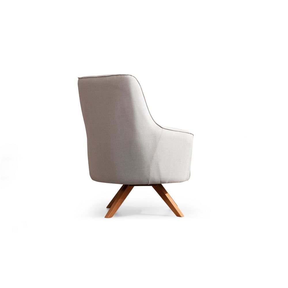 Kapri - Kremasti Wing Chair slika 5