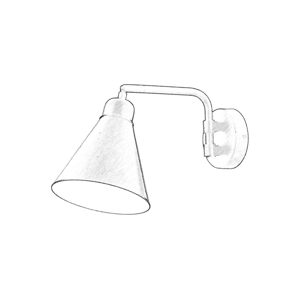 Crna zidna lampa AP-62077-02 slika 2