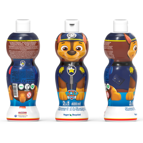 Air val paw patrol chase gel za tuširanje 400ml slika 1