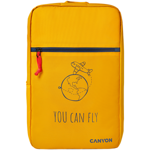 CANYON cabin size backpack for 15.6" laptop,polyester,yellow