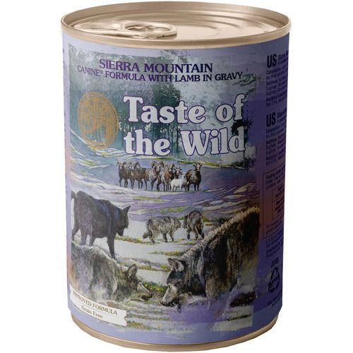 TASTE OF THE WILD Sierra Mountain s janjetinom u umaku, 12x390g slika 1