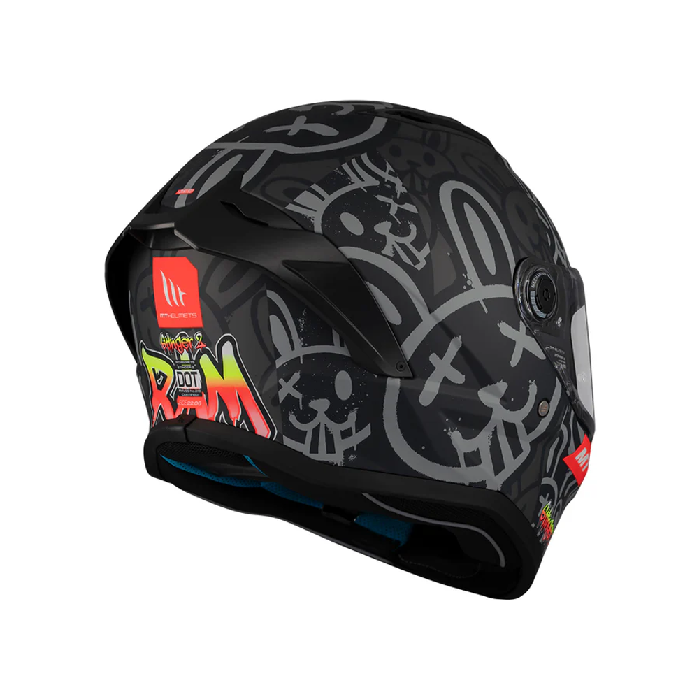 MT Helmets vizir za moto kacigu Stinger 2 Ram F1 Matt slika 2