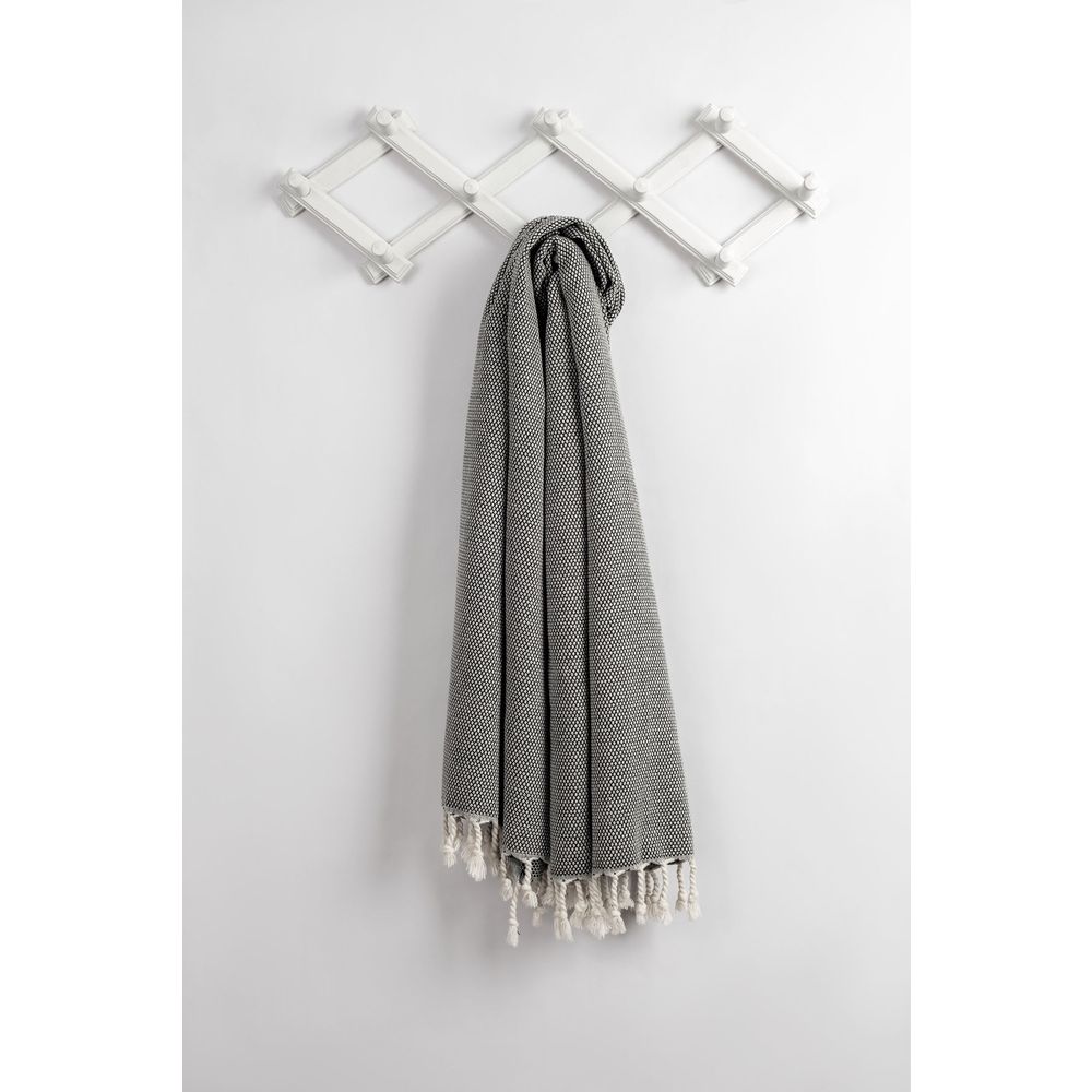 Likya - Crno-bijeli Fouta (Peškir za plažu) slika 4