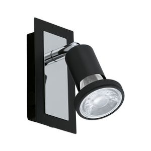 Eglo Sarria reflektor/1, led, gu10, 1x5w, 400lm, krom/crna 