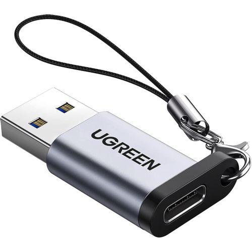 Adapter UGREEN, USB 3.0 A (M) na USB-C 3.1 (Ž), sivi slika 1