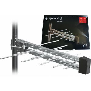 GMB-20E sa kutijom **Gembird Antena Loga UHF sa RF-Konektorom, 20elemenata, duzina 39cm, 6dB alu 649