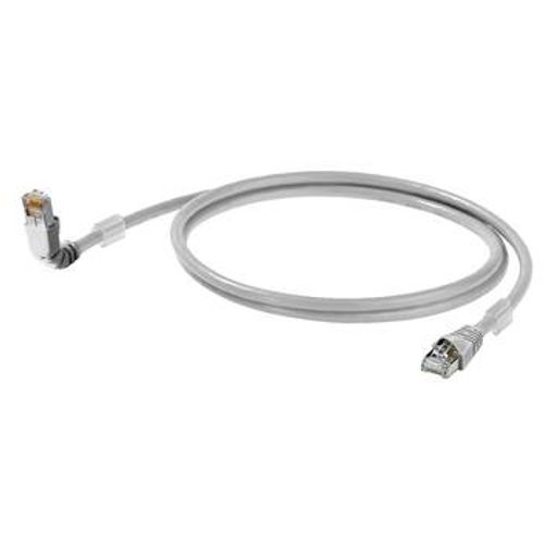 Weidmüller 1248280015 RJ45 mrežni kabel, Patch kabel cat 6a S/FTP 1.50 m siva UL certificiran 1 St. slika 2