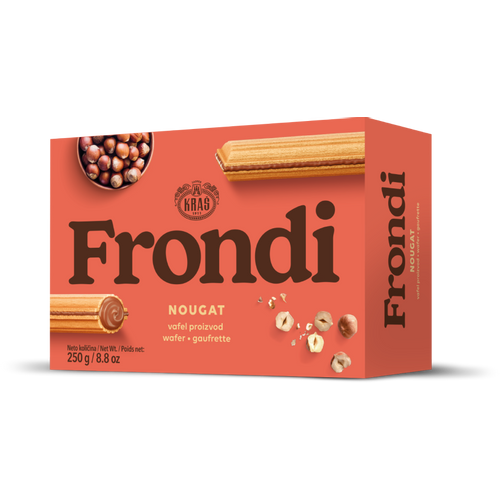 FRONDI vafel  nougat 250g slika 1