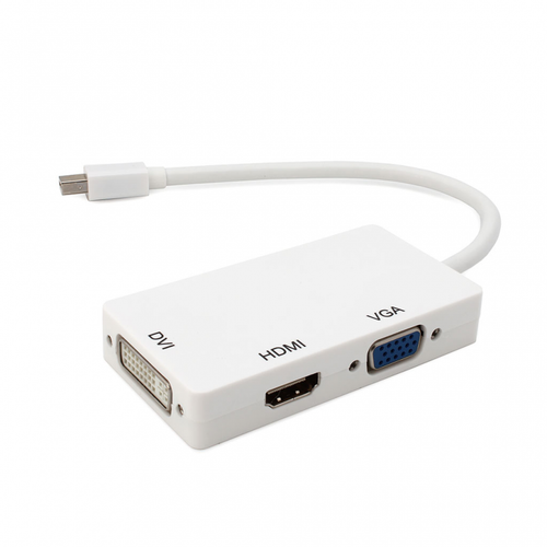 Adapter kabl za Apple mini DP na HDMI VGA DVI beli slika 1