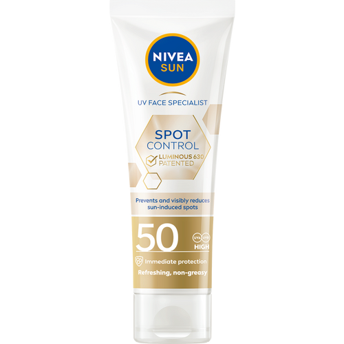 NIVEA SUN luminous spot control fluid za zaštitu kože lica od sunca SPF 50 40 ml slika 1