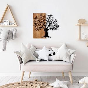 Dekorativni Zidni Ukras 'Misteriozno Drvo - 371 Walnut'