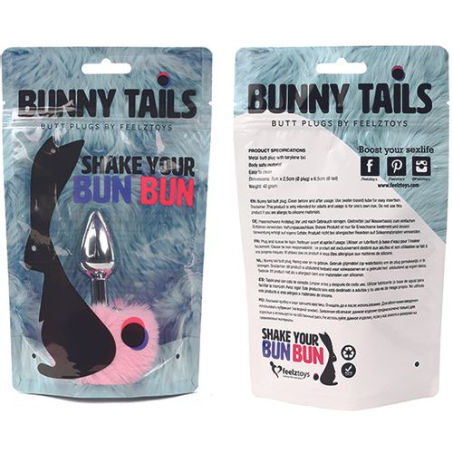 Analni čep FeelzToys - Bunny, ružičasti slika 5