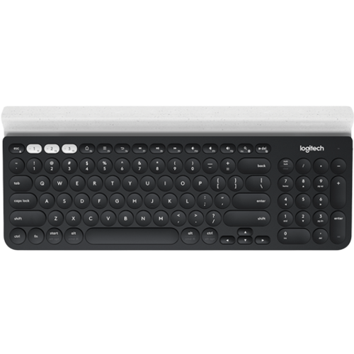 Logitech K780 Multi-Device Wireless gray / white SLO engraving slika 1