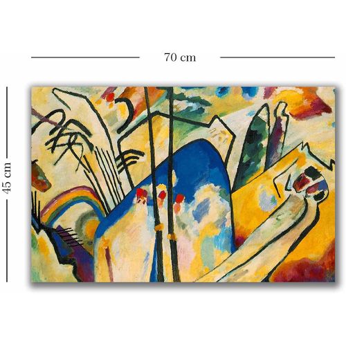 4570KANDINSKY007 Multicolor Decorative Canvas Painting slika 3