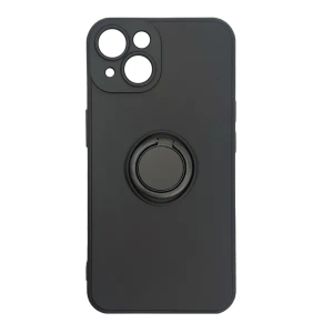 MM TPU IPHONE 12 PRO/ 12 6.1 SILICONE ELEGANTE RING Black