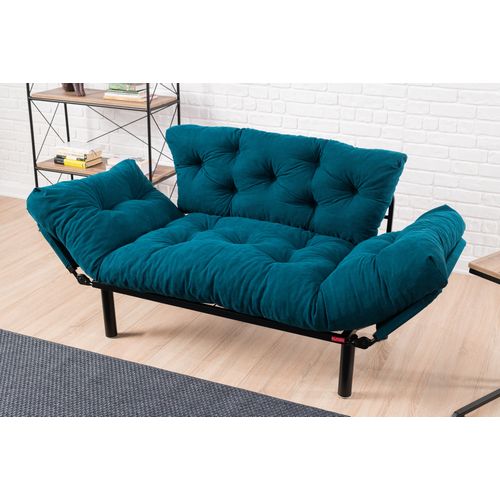 Atelier Del Sofa Dvosjed na razvlačenje NITTA petrol, Nitta - Petrol Blue slika 7